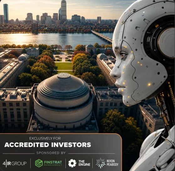 4IR Group investor evening at The Engine, MIT — Boston, September 17